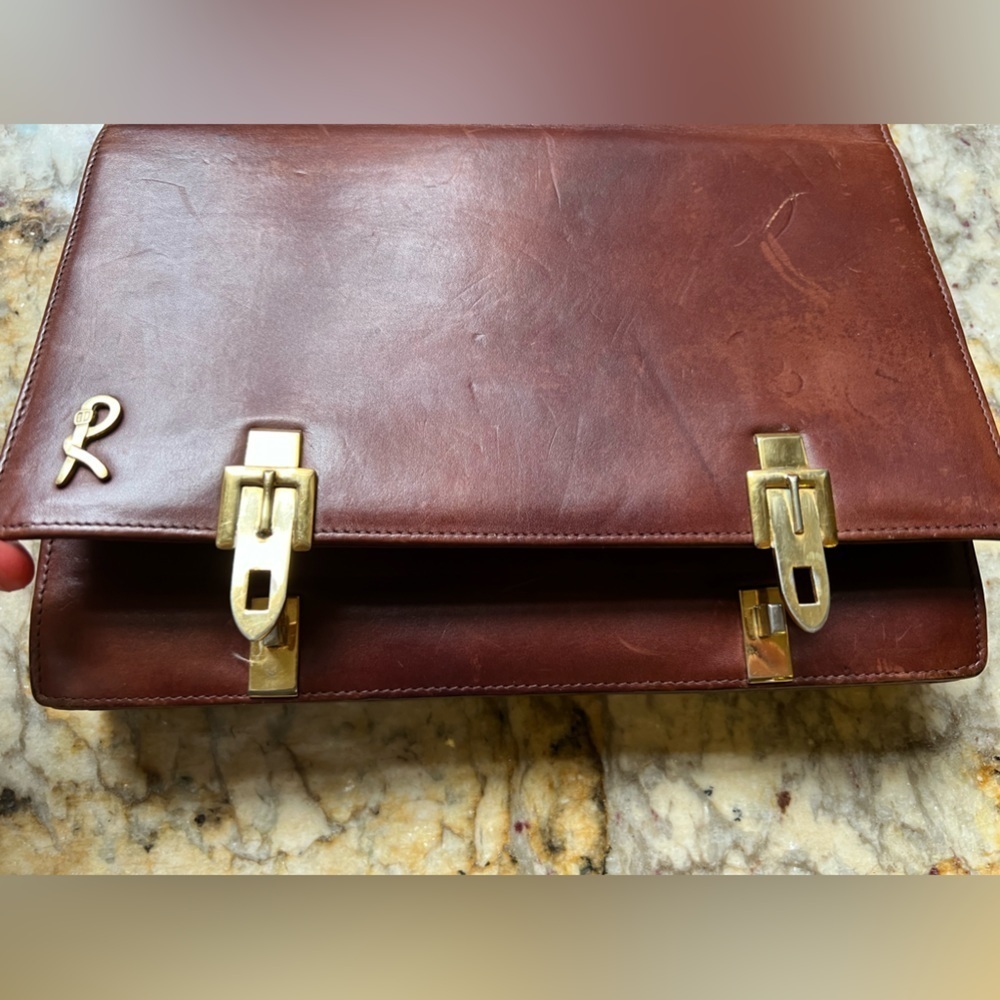 Roberta Di Camerino shoulder purse 70s leather - Picture 7 of 10